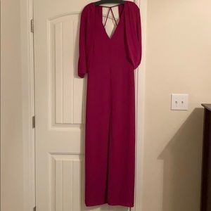 Halston Heritage Formal Magenta Gown